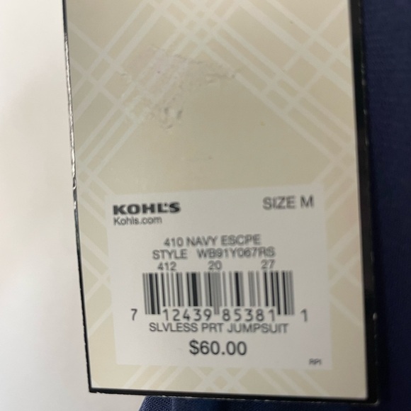 Dana Buchman jumpsuit. NWT - Picture 6 of 6